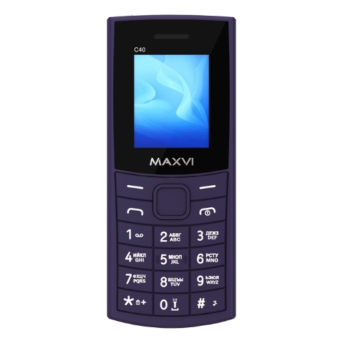 Мобильный телефон Maxvi C40 фиолетовый