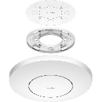 Точка доступа Cudy AC1200 Dual Band Gigabit Ceiling Mount Access Point, MT7621DAN+MT7613B+MT7603E, 867Mbps at 5GHz + 300Mbps at 2.4GHz, 1 x GbE RJ45 Port, Support 12V DC or 802.3af PoE or Passive PoE, Internal Antennas, 48V passive PoE adapter included, Cudy Mesh Support