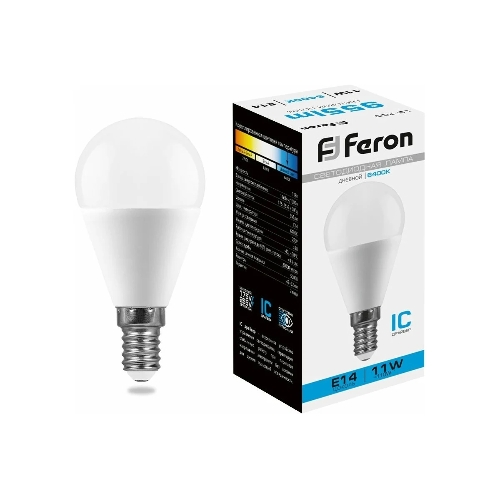 Лампа светодиодная Feron LB-750 11W 230V E14 6400K
