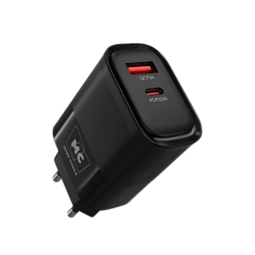 Сетевое зарядное устройство MORE CHOICE NC82a 1USB+1Type-C 3.0A PD 35W+QC3.0 для Type-C Type-C черный
