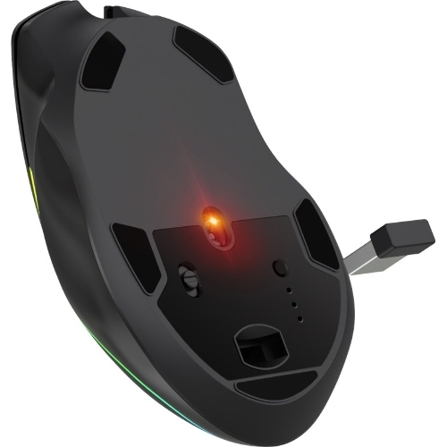 Мышь беспроводная/проводная Defender Immortal GM-421 черный, 10000 dpi, радиоканал, Bluetooth, USB, кнопки - 9