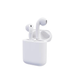 Наушники TWS Maxvi MHF-104BT белый, вкладыши, Bluetooth, сенсорное управление, до 4 ч