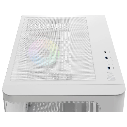 Компьютерный корпус Ocypus Iota C70 WH Curve ARGB Digital ATX без БП (Iota-C70-WHD400CD-GL)