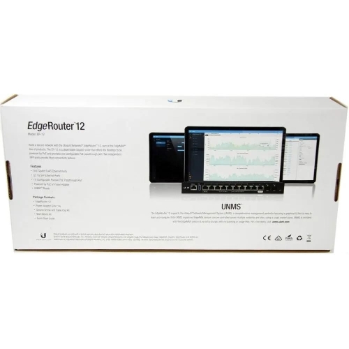 Маршрутизатор Ubiquiti ER-12-EU черный