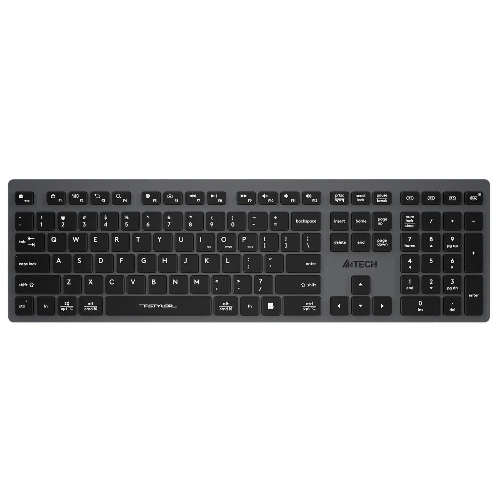 Клавиатура беспроводная A4Tech Fstyler FBX50C, USB, Bluetooth/Радиоканал, серый