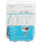 Мышь проводная A4Tech Fstyler FM10 черный/синий, 1600 dpi, USB, кнопки - 4