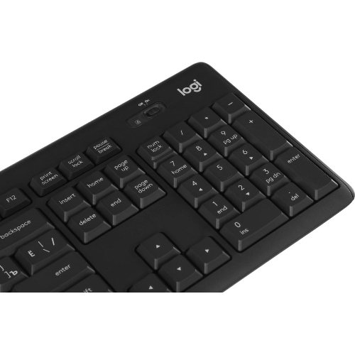 Комплект клавиатура+мышь Logitech MK295 беспроводной, USB, чёрный