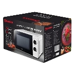 Микроволновая печь Sakura SA-7055W белый, 20 л, 700 Вт, переключатели - поворотный механизм