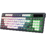 Клавиатура Oklick 731G проводная, USB Type-A, серый/белый