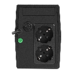 Источник бесперебойного питания ExeGate Smart LB-450.LCD.AVR.2SH (450VA/270W, LCD, AVR, 2*Schuko, батарея 12V 4.5Ah, Black)