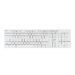 Клавиатура проводная Acer OKW123, USB, белый