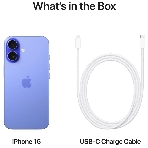 Смартфон Apple iPhone 16, 8/128Gb, ультрамарин