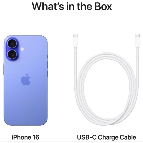 Смартфон Apple iPhone 16, 8/128Gb, ультрамарин