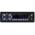 Автомагнитола Digma MCP-227B, 1 DIN, Bluetooth, USB Type-A, AUX, пульт ДУ
