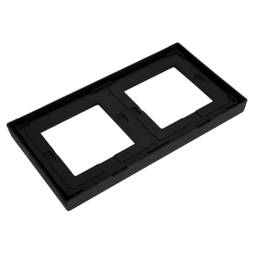 Рамка 2-м ArtGallery IP44 карбон SE GAL441002