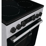Плита электрическая Gorenje GEC5C41SG серый, конфорок 4 электрических, духовка 70 л, 50 см x 85 см x 59.4 см (без крышки)