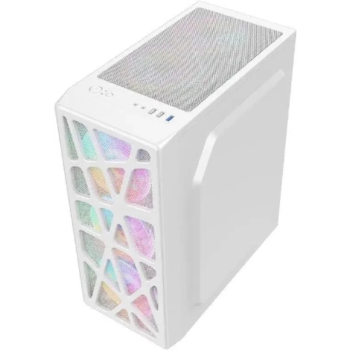Компьютерный корпус Aerocool/Formula Mana белый без БП ATX 3x120мм 1xUSB 2.0 1xUSB 3.0 audio bott PSU