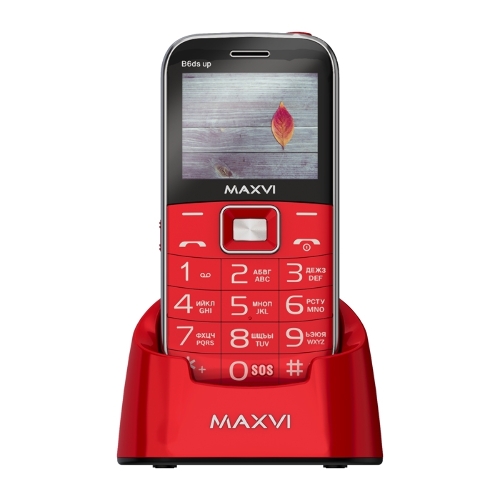 Мобильный телефон Maxvi B6ds up красный