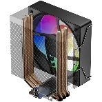 Кулер Cooler ID-Cooling SE-903-XT V2 ARGb LGA1851/1700/1200/115X/AM5/AM4 (TDP 150W, PWM, 3 тепл.трубки прямого контакта, FAN 100мм, Addressable RGb LED) RET