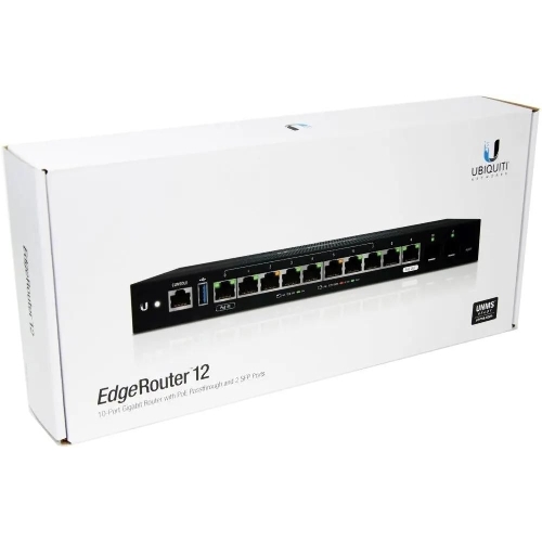 Маршрутизатор Ubiquiti ER-12-EU черный