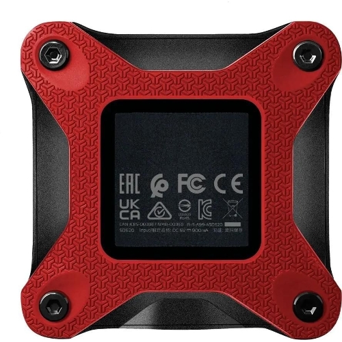 Внешний SSD ADATA SD620, 1TB, USB 3.2 Gen 2 Type-A, R/W 550/480, красный
