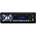 Автомагнитола Digma MCP-227B, 1 DIN, Bluetooth, USB Type-A, AUX, пульт ДУ