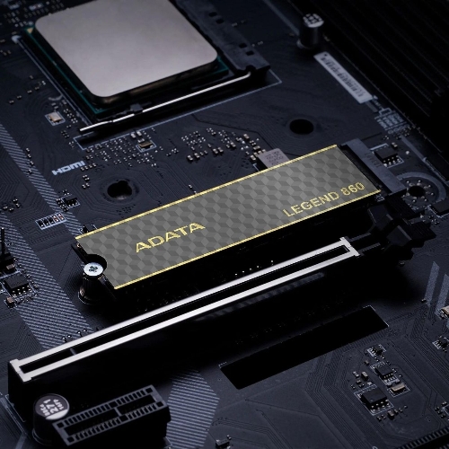 Накопитель SSD ADATA LEGEND 860, 1Tb, PCIe 4.0 x4, 2280, NVMe, R/W 6000/4000, с радиатором