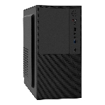 Компьютерный корпус Minitower ExeGate BAA-308UC-AAA400 (mATX, БП AAA400 с вент. 8см, 1хUSB/1хUSB 3.0/1хTypeC, HD Audio, черный)