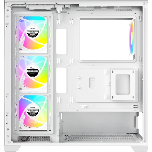 Компьютерный корпус Ocypus Gaммa C72 WH ARGB ATX/win/white/4 ARGB fans/no PSU/Tempered Glass