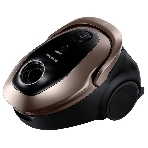 Пылесос Samsung VC20M2589JD/EV золотой/черный, 460/2000 Вт, уборка сухая, пылесборник мешок, 2,5 л