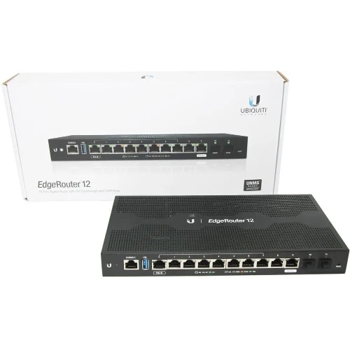 Маршрутизатор Ubiquiti ER-12-EU черный