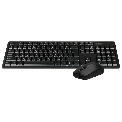 Комплект клавиатура+мышь A4Tech 3330N беспроводной, USB, 1200 DPI, чёрный