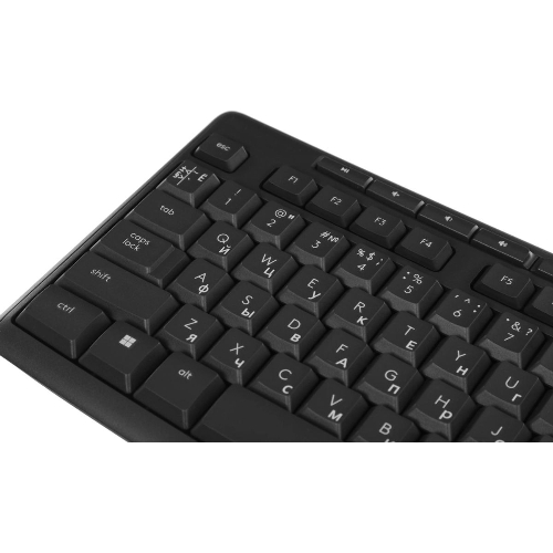 Комплект клавиатура+мышь Logitech MK295 беспроводной, USB, чёрный