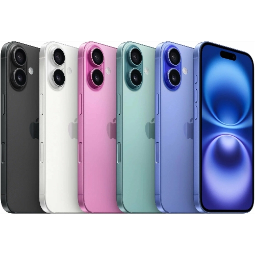 Смартфон Apple iPhone 16, 8/128Gb, ультрамарин