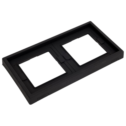 Рамка 2-м ArtGallery IP44 карбон SE GAL441002