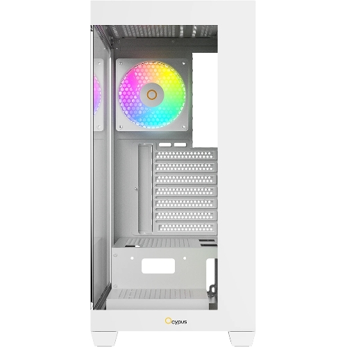 Компьютерный корпус Ocypus Gaммa C72 WH ARGB ATX/win/white/4 ARGB fans/no PSU/Tempered Glass
