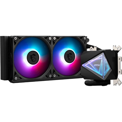 Жидкостная система охлаждения MSI MAG CORELIQUID I240 2x ARGb Gen2 Fan, ARGb Gen2 Block, Color Box