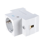 Розетка CHINT AC 30-111 с заземл. контактом на DIN-рейку