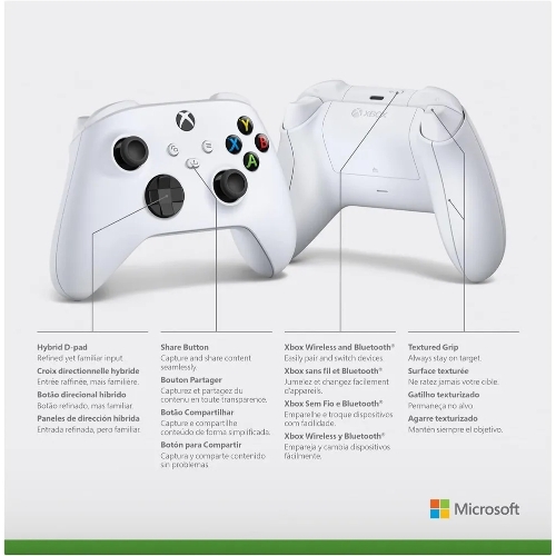 Геймпад Xbox White Wireless controller, 1914