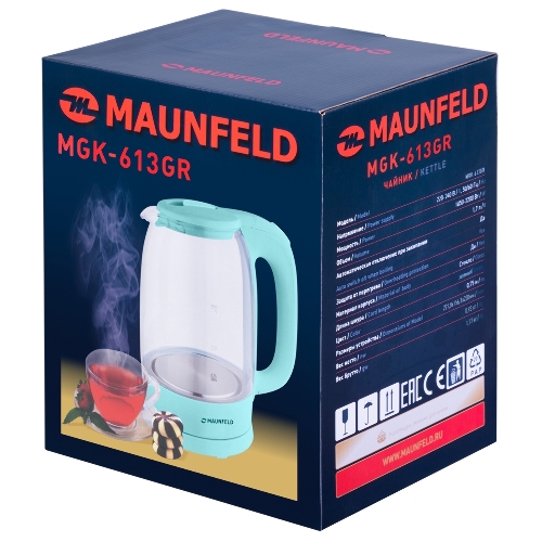 Чайник электрический Maunfeld MGK-613GR