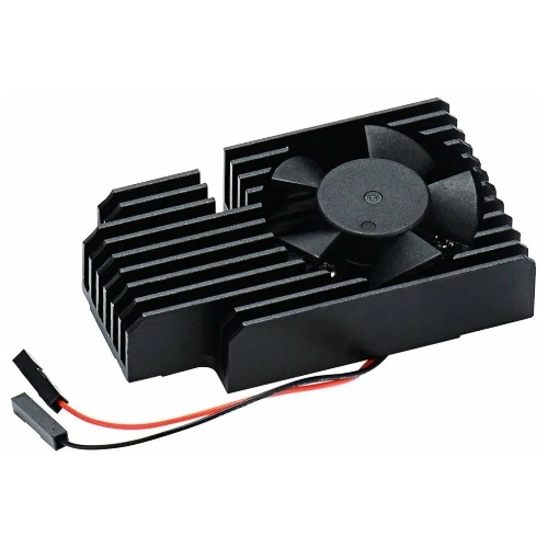 Кулер с радиатором QUMO, Raspberry Pi 4, черный (RS019)