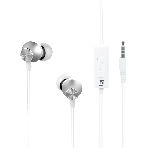Проводные наушники Oklick HS-S-240 белый, внутриканальные, Jack 3.5 мм