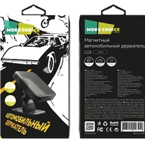 Автомобильный держатель MORE CHOICE C03 черный