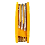 Набор складных шестигранных ключей TORX Deli DL234308 размеры T9,T10,T15,T20,T25,T27,T30,T40, пластиковый держатель