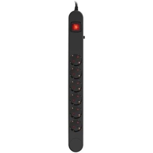 Сетевой фильтр Ippon NF-EU-3-10 3 м, 6 розеток, черный, коробка