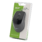 Мышь проводная Acer OMW130 черный, 3600 dpi, USB, кнопки - 6