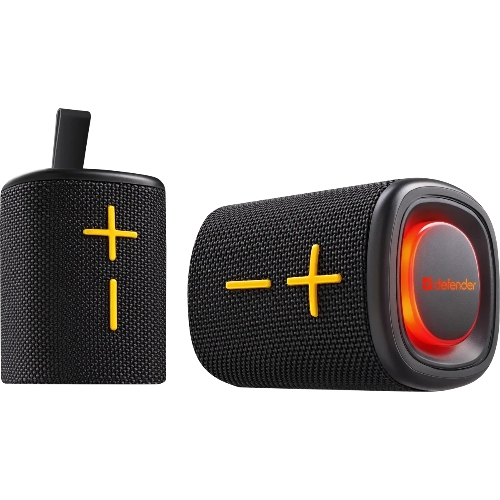 Колонка портативная Defender Union black (20Вт, 2.0 стерео, Bluetooth, питание от аккумулятора)