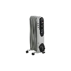 Обогреватель масляный Neoclima NC 9307 белый/черный, 1500 Вт, 15 м2, термостат 28742
