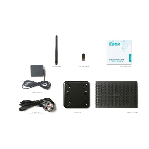 Платформа системного блока с ЦПУ Zotac ZOTAC ZBOX NANO, SFF, FANLESS, i7-1355U, 2 DDR5 SO-DIMM, M.2 SSD, 2.5