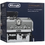 Кофеварка рожковая DeLonghi EC9155.MB серебристый/черный, исп. кофе - зерновой/молотый, 1.7 л, 1400 Вт, 15 Бар